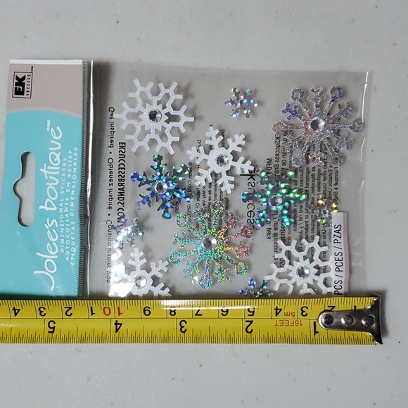 Bundle Ornaments Angel, Snowmen, Candy canes and motion stickers & Snowflakes - Picture 14 of 16